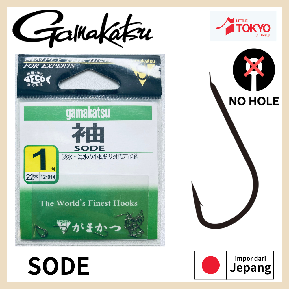 Mata Kail Pancing Gamakatsu SODE 12014 Original Japan Kecil