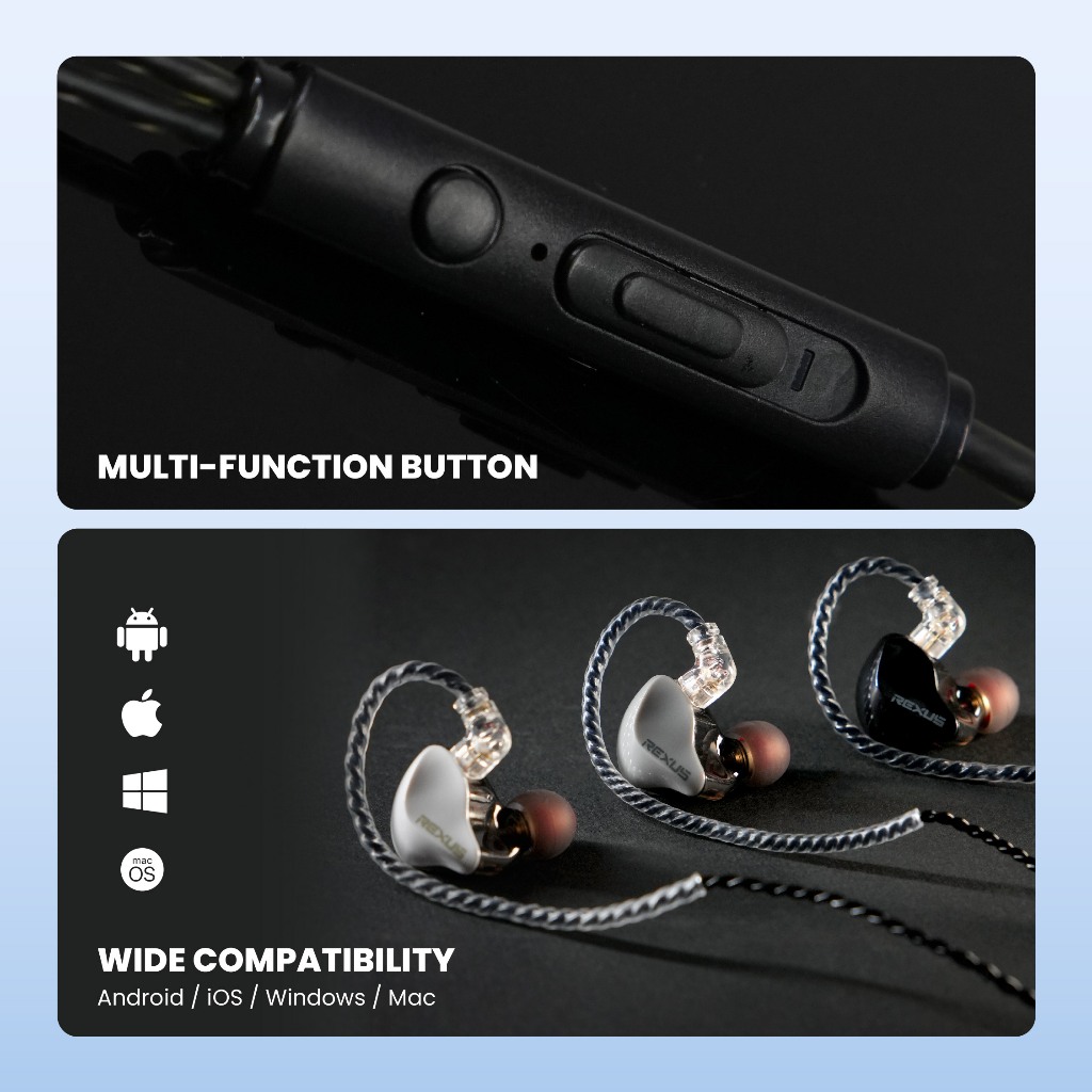 Rexus EZ4 - Earphone Gaming - Earphones Headphones (4)