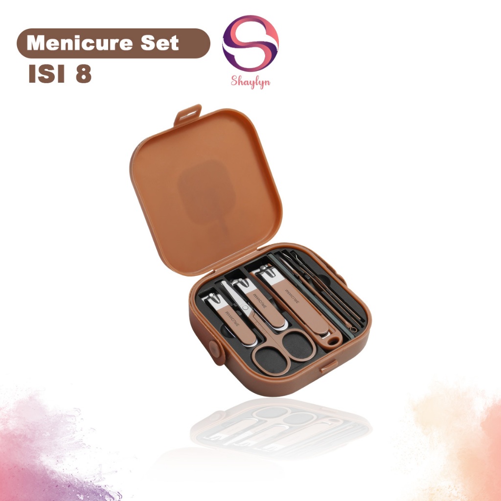 Jual Set Alat Manicure Pedicure 8 in 1 Alat Perawatan Kuku Gunting Kuku ...