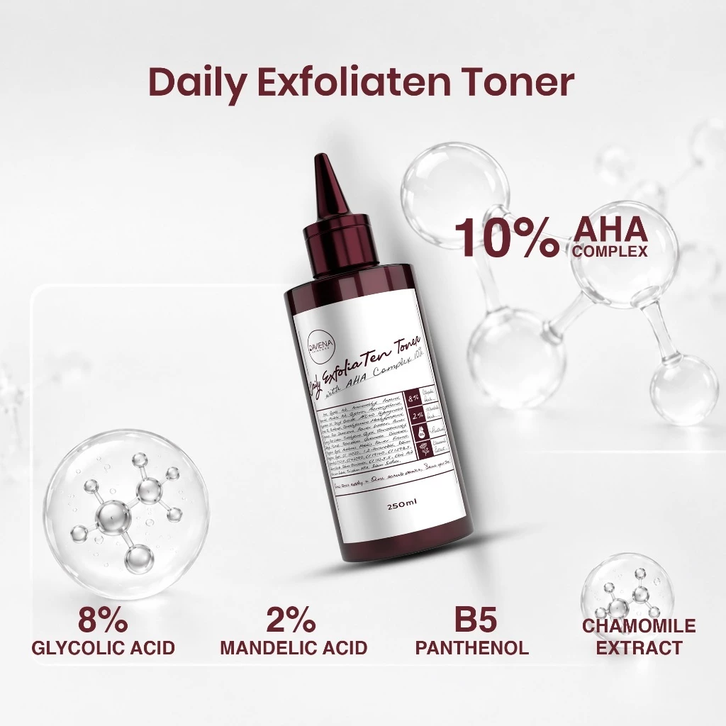 Daily Exfoliaten Toner With AHA complex 10% ( 1PCS ) - DAVIENA SKINCARE