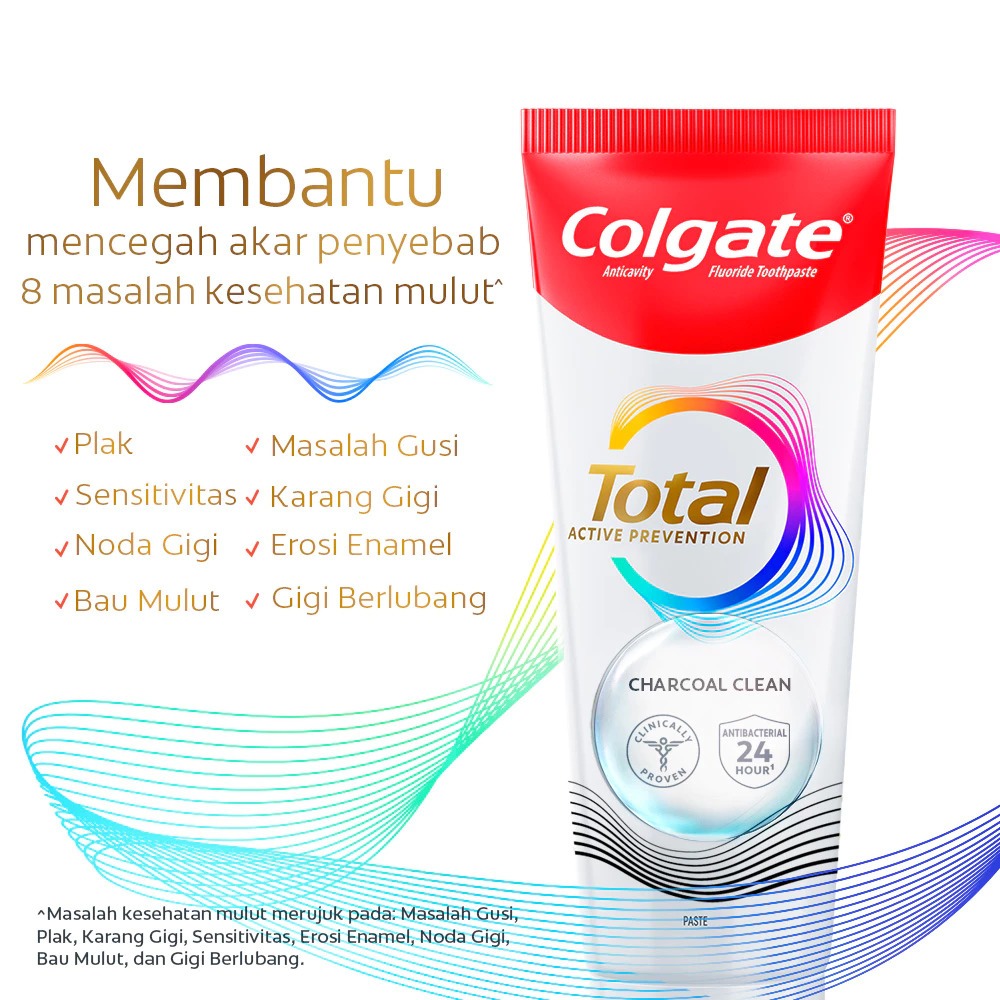 Colgate Total Charcoal Clean Toothpaste 150g