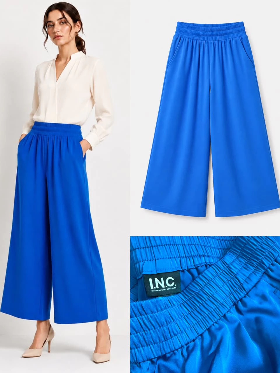 Wide Leg INC Celana Kulot Wanita Elegant - 2933