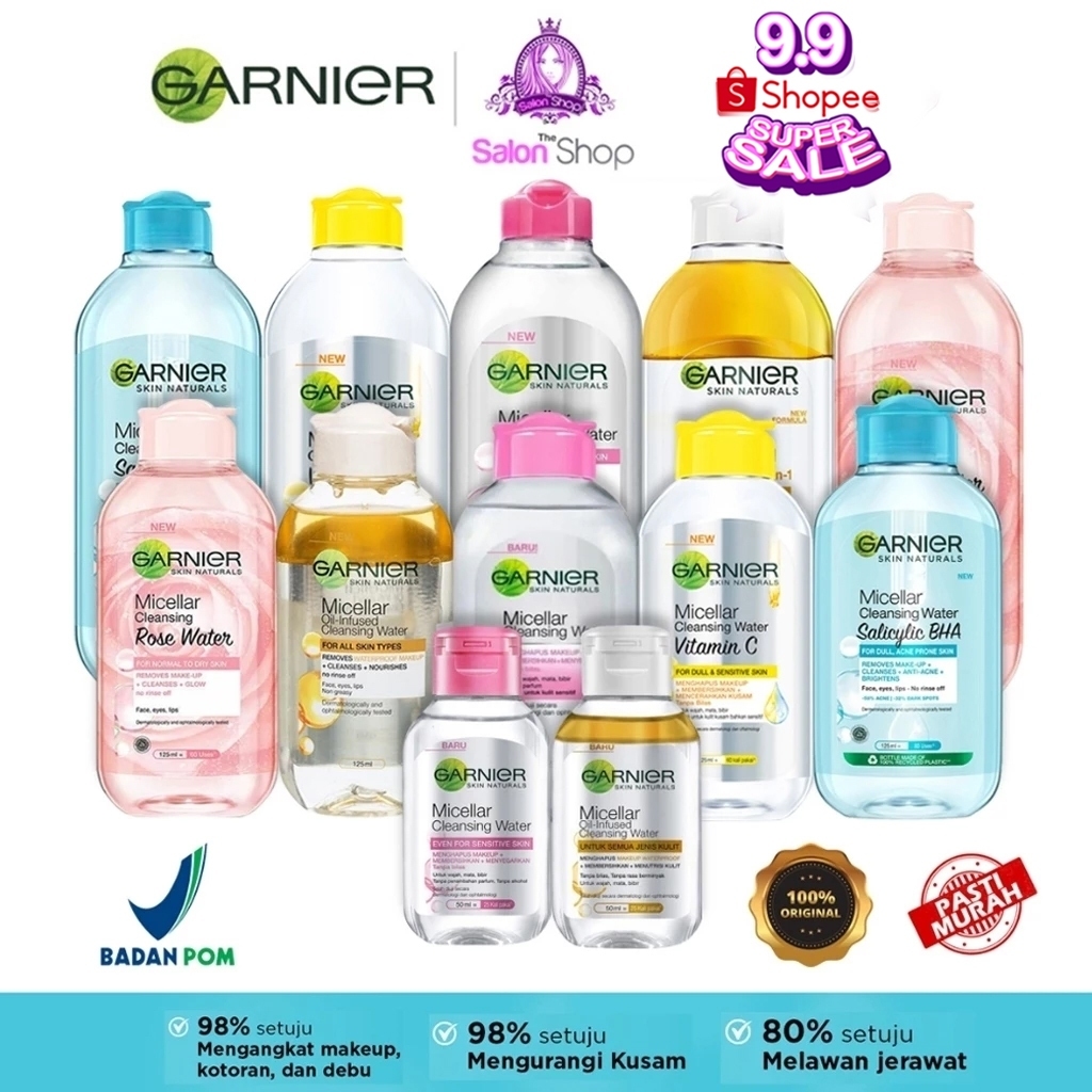 Jual Garnier Micellar Water Salicylic Bha Terlengkap & Harga Terbaru ...