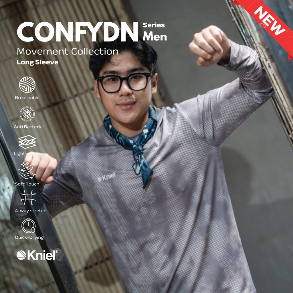 Confydn Series Men Long Sleeve [NEW] - Baju Lari Olahraga…