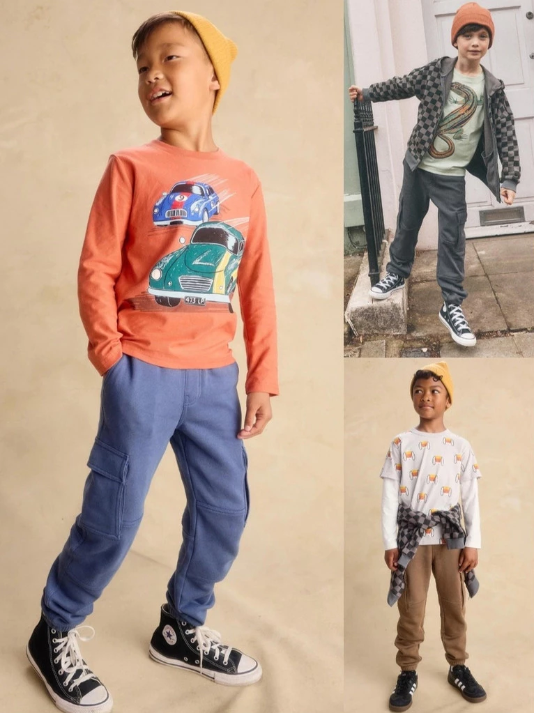 Celana Panjang Anak Junior ABG TEA Cargo Pocket Jogger Pants - 3135