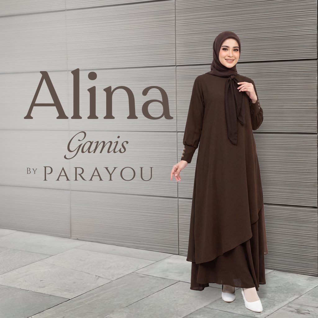 Parayou Alina Gamis Wanita - Model Terbaru 2026, Set Hijab Stylish dan Nyaman