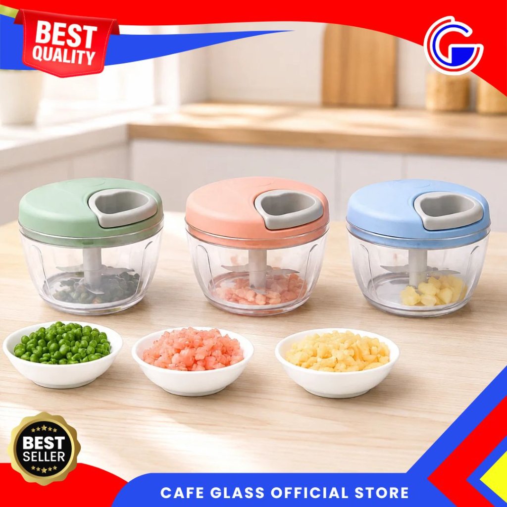 Hand Cutter Eotia Chopper - Chopper Sayur/Daging Manual - Blender Tarik - Hand Cutter Plastik