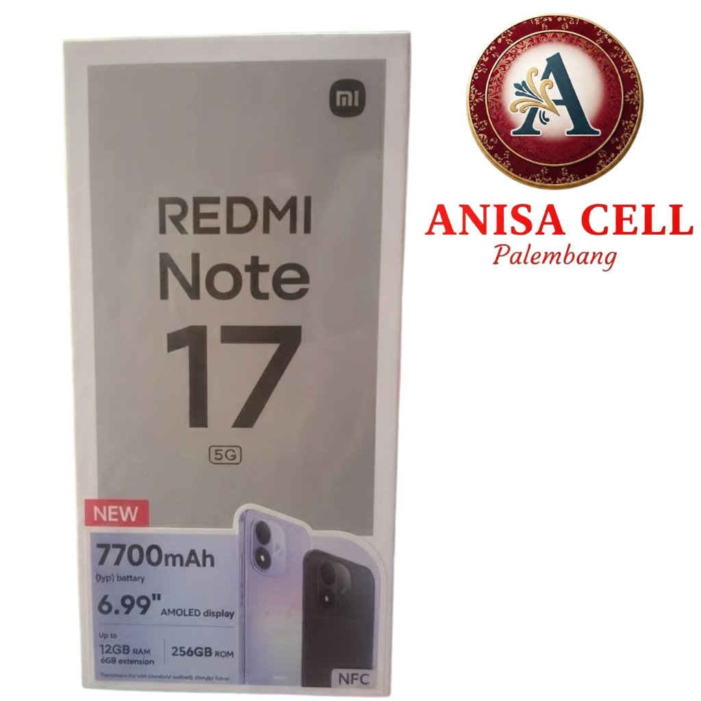 Jual Redmi note 17 4G 256gb bartai 7700mah garansi resmi | Shopee Indonesia