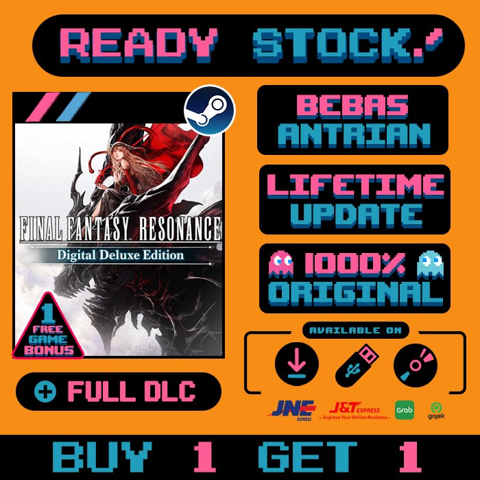 Jual FINAL FANTASY RESONANCE Digital Deluxe Edition PC ORIGINAL ...