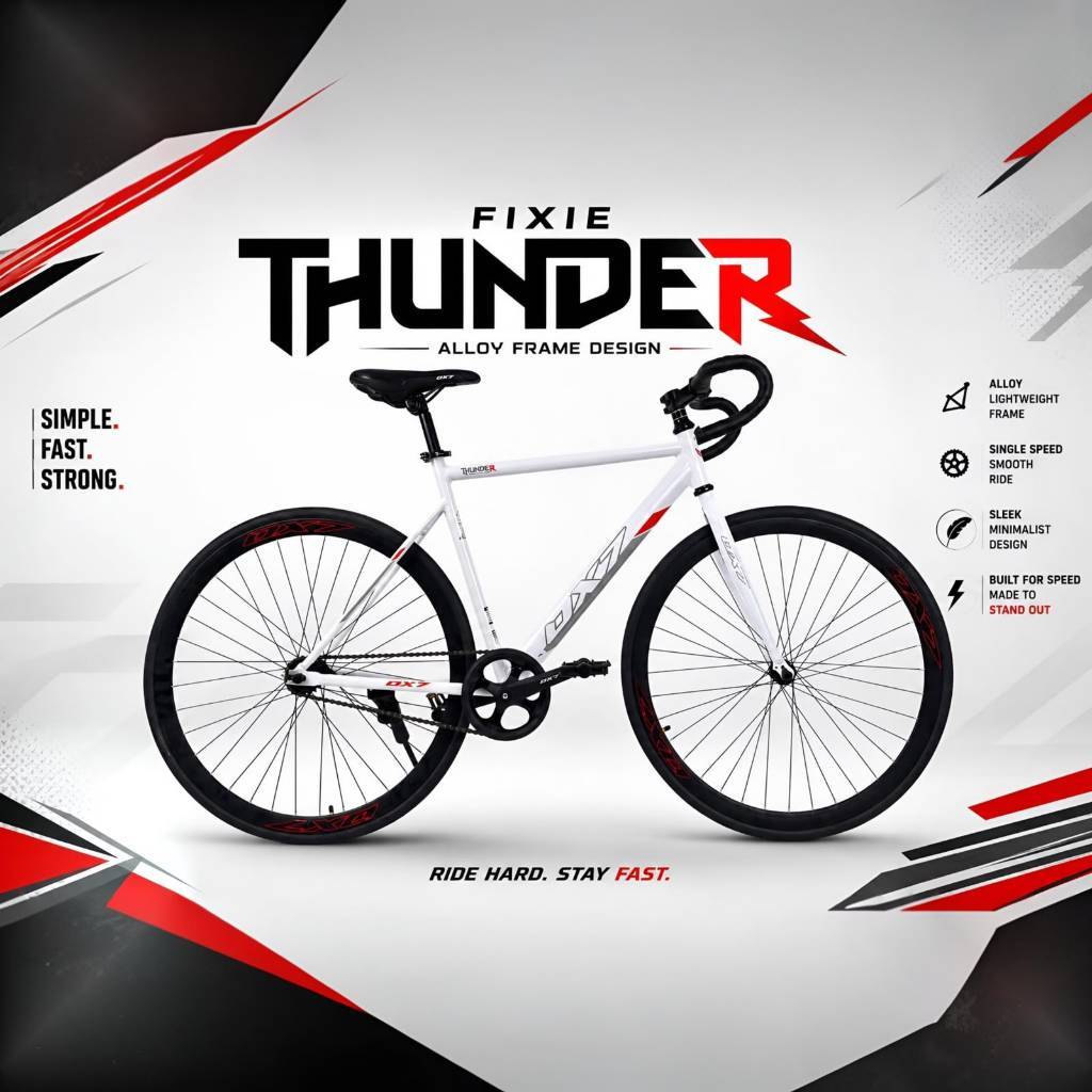 Jual Sepeda Fixie OX7 Thunder 700 X 28C Sepeda Balap Fixie Thunder ...