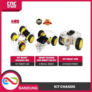 Jual Smart Chassis 2WD, 3WD, 4WD – Robot Car Frame for Arduino / Rangka ...