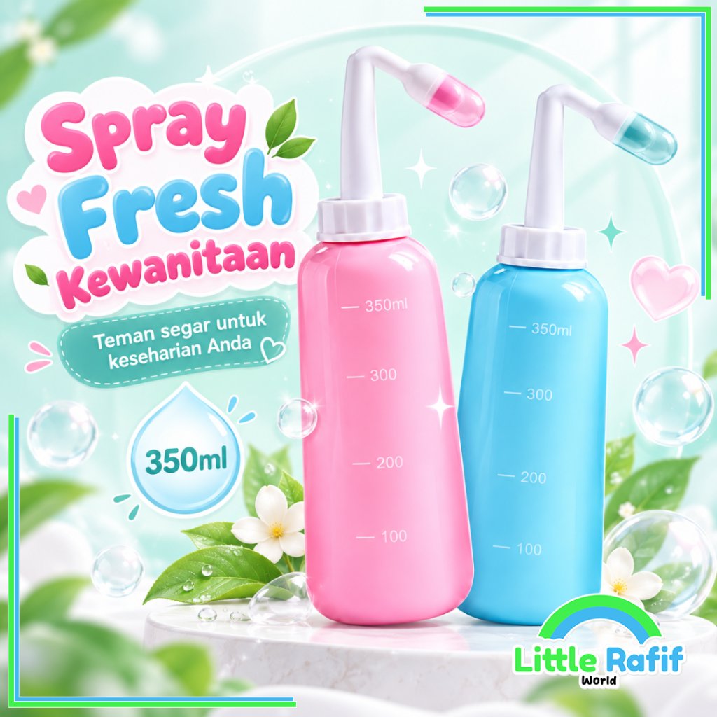 Semprotan Bidet Bilas Bayi Botol Shower Cebok Praktis Baby Shower Spray Travel Portable Botol Semprot Cebok Pencet Remas Manual Toilet Shower Jet Kloset Pembersih Kencing Bokong Pria dan Wanita 350 ml