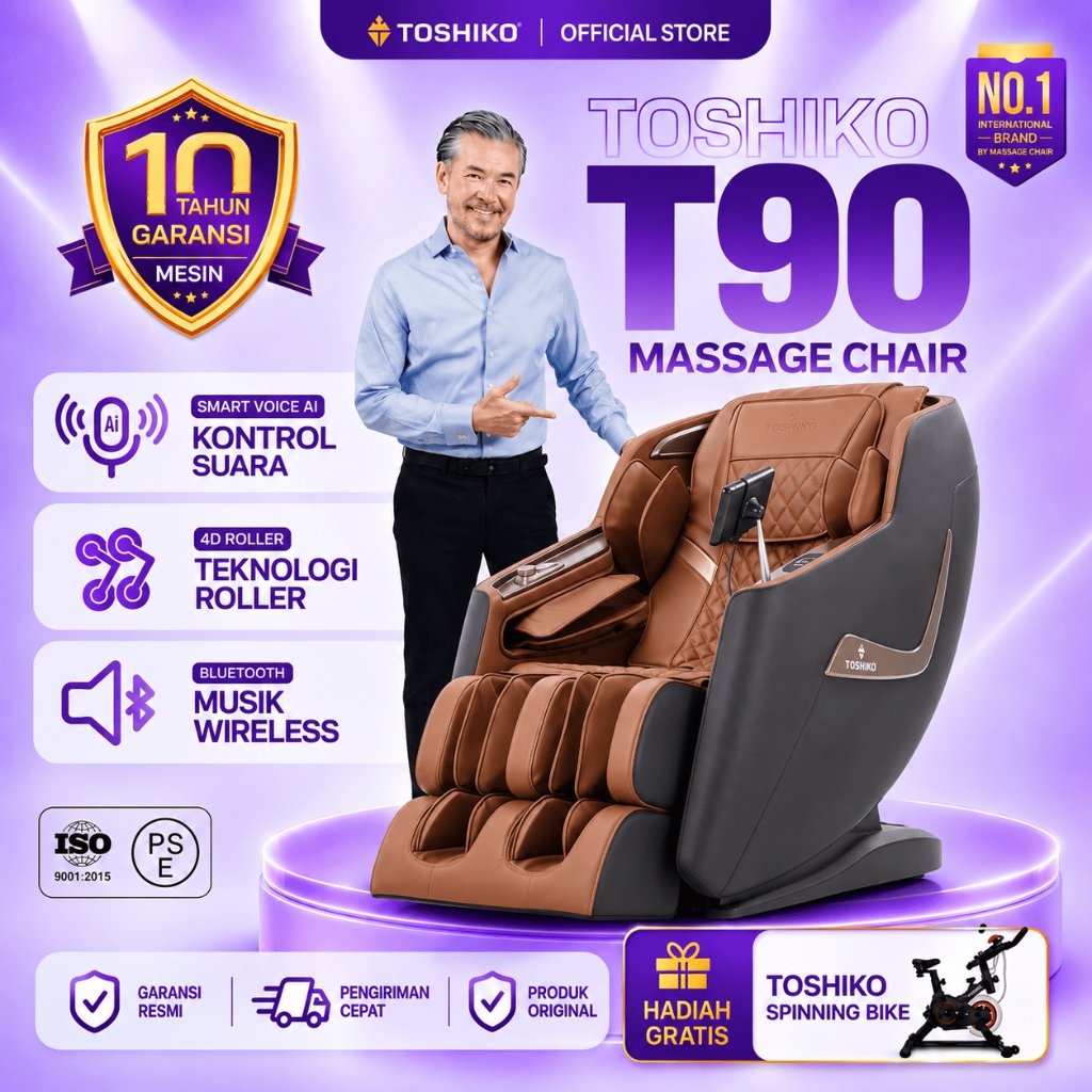 Toshiko Kursi Pijat T90 Zero Gravity Massage Chair foto 1
