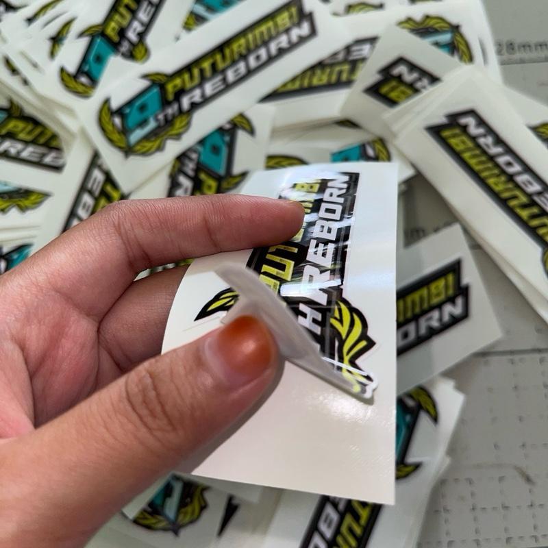 Jual Cetak Stiker Custom Desain Vinyl Anti Air Glossy Doff Cutting Pola ...