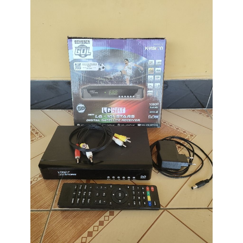 Jual Receiver K-Vision Gol LGSat LG-101 Stars (Bekas Bagus) | Shopee ...