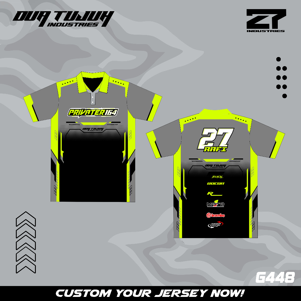Jual JERSEY RACING, JERSEY PRINTING, JERSEY CUSTOM BISA UBAH NAMA DAN ...