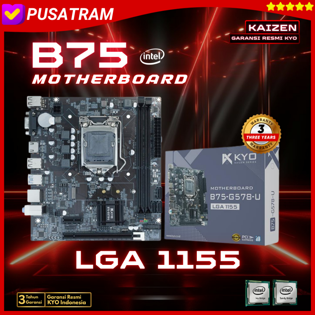Jual lga 1155 motherboard Harga Terbaik Termurah November 2025