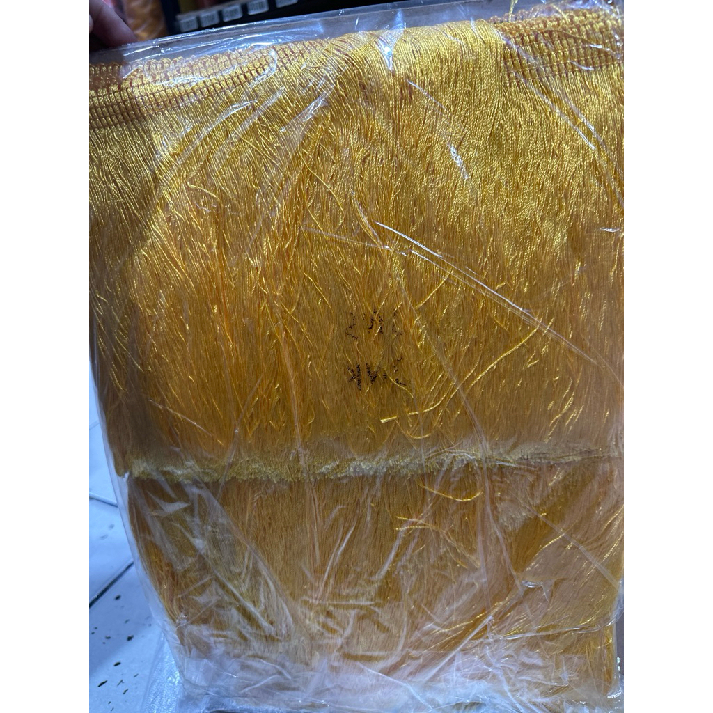 Jual (1 METER)Rumbai Rumbai Lebar 15 cm/ Renda Rumbai/ Rumbai Selempang ...