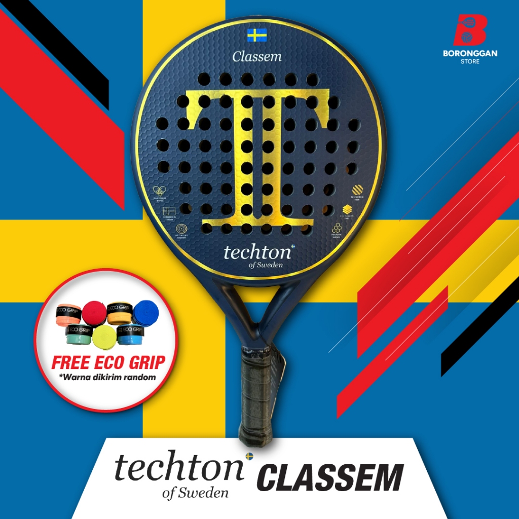 Jual Raket Padel Techton Classem 3K Surface & EVA Foam | Design in ...