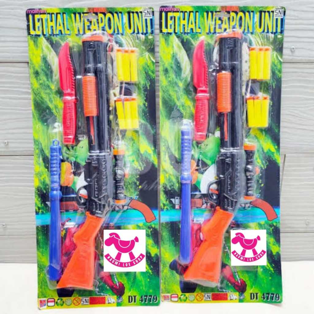 Jual Lethal weapon uni Mainan Pistol tembakan n mainan ANAK busa ...