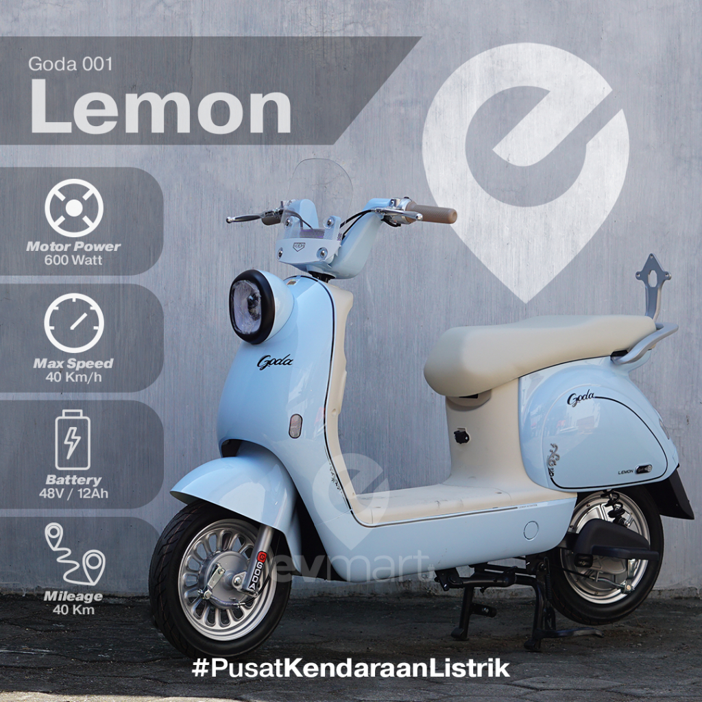 Jual SEPEDA LISTRIK GODA GD 001 LEMON | Shopee Indonesia