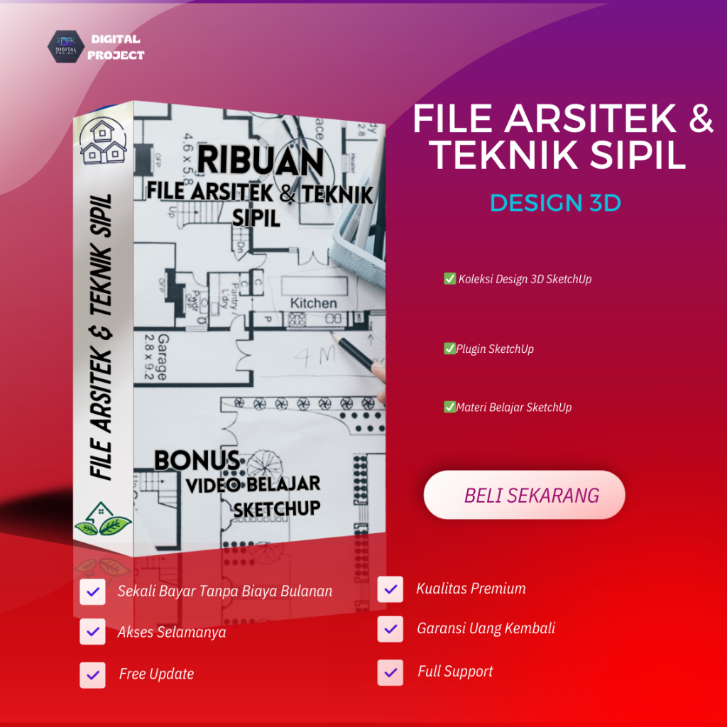 Jual 5000++ FILE ARSITEK & TEKNIK SIPIL - Data MT Arsitektur, Design 3D ...