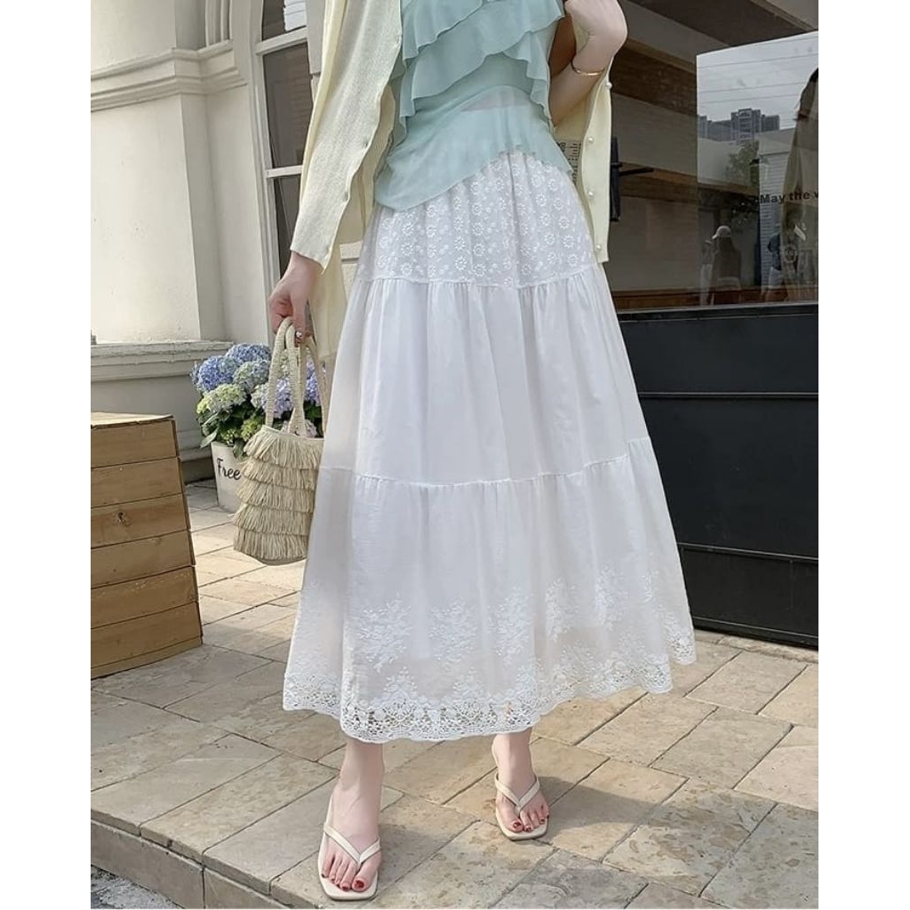 Jual RRG Rok Bordir Vintage Premium Full Furing Umpak Katbol renda ...