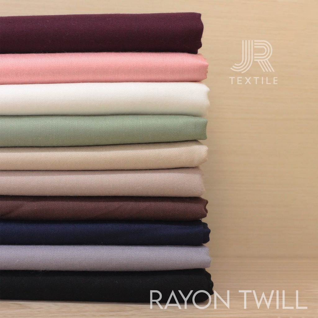 Jual Kain Rayon Twill Premium – Eceran Meteran – Bahan untuk Kemeja ...