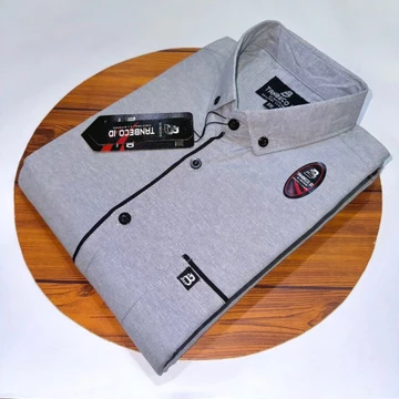 Kemeja Polos Lengan Pendek Pria Kemeja Polos Motif List Kemeja Lengan Pendek Becco