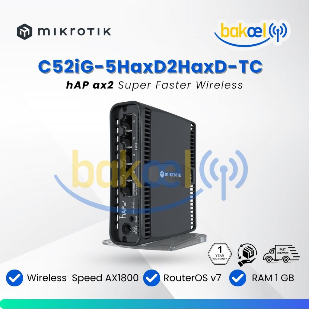 Jual MikroTik hAP AX2 C52iG-5HaxD2HaxD-TC hAP ax 2 Wi-Fi 6 C52iG ...