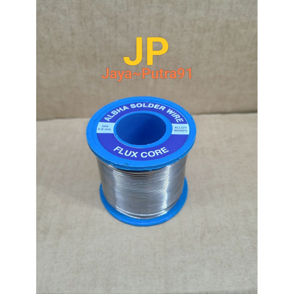 Jual TIMAH SOLDER ALPHA 250GRAM 0,8MM 60/40 50M | Shopee Indonesia