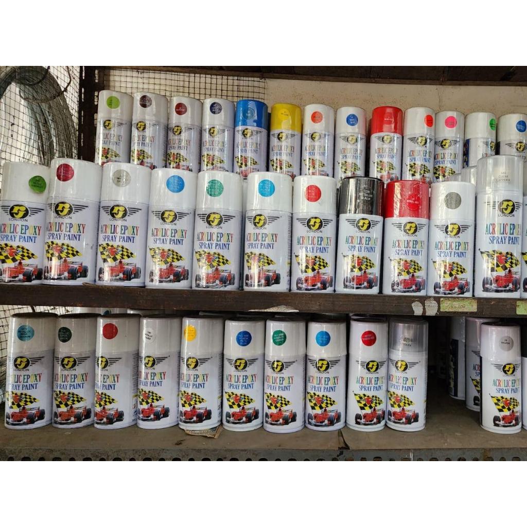 Jual CAT SEMPROT RJ ACRYLIC EPOXY SPRAY PAINT 300 CC-tersedia berbagai ...