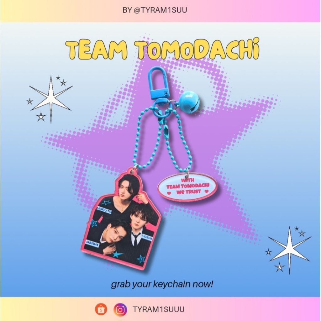 Jual TEAM TOMODACHI KEYCHAIN (YOSHI, ASAHI, HARUTO) KEYCHAIN ...