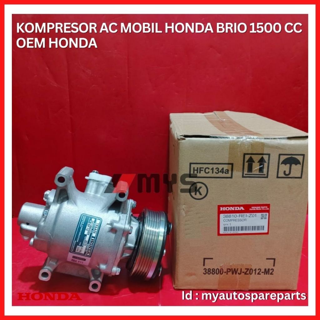 Jual COMPRESSOR AC Mobil HONDA Brio 1.5 Brio 1500CC KOMPRESOR OEM HONDA ...