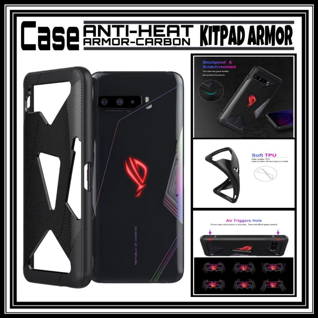 Jual ASUS ROG PHONE III 3 STRIX PROTECTION KITPAD ARMOR SOFT CASE ...