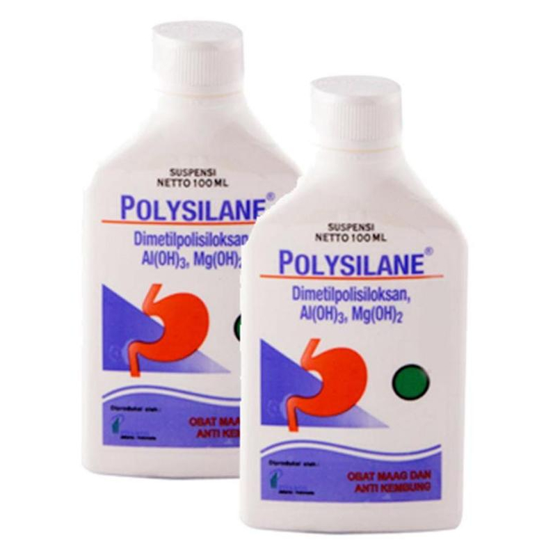 Jual POLYSILANE ANTASID MEREDAKAN GEJALA SAKIT MAAG BOTOL 180 ML ...
