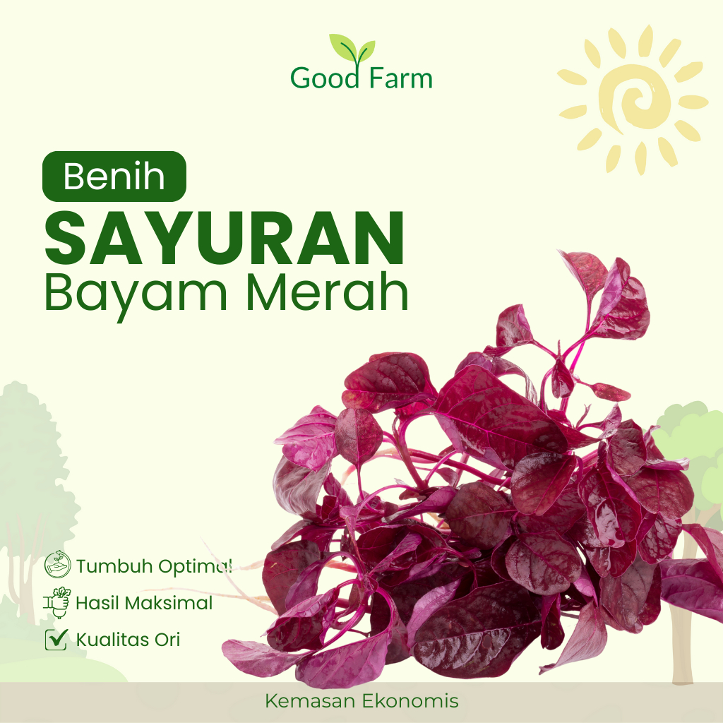 GoodFarm - Benih Bayam Merah Ekonomis