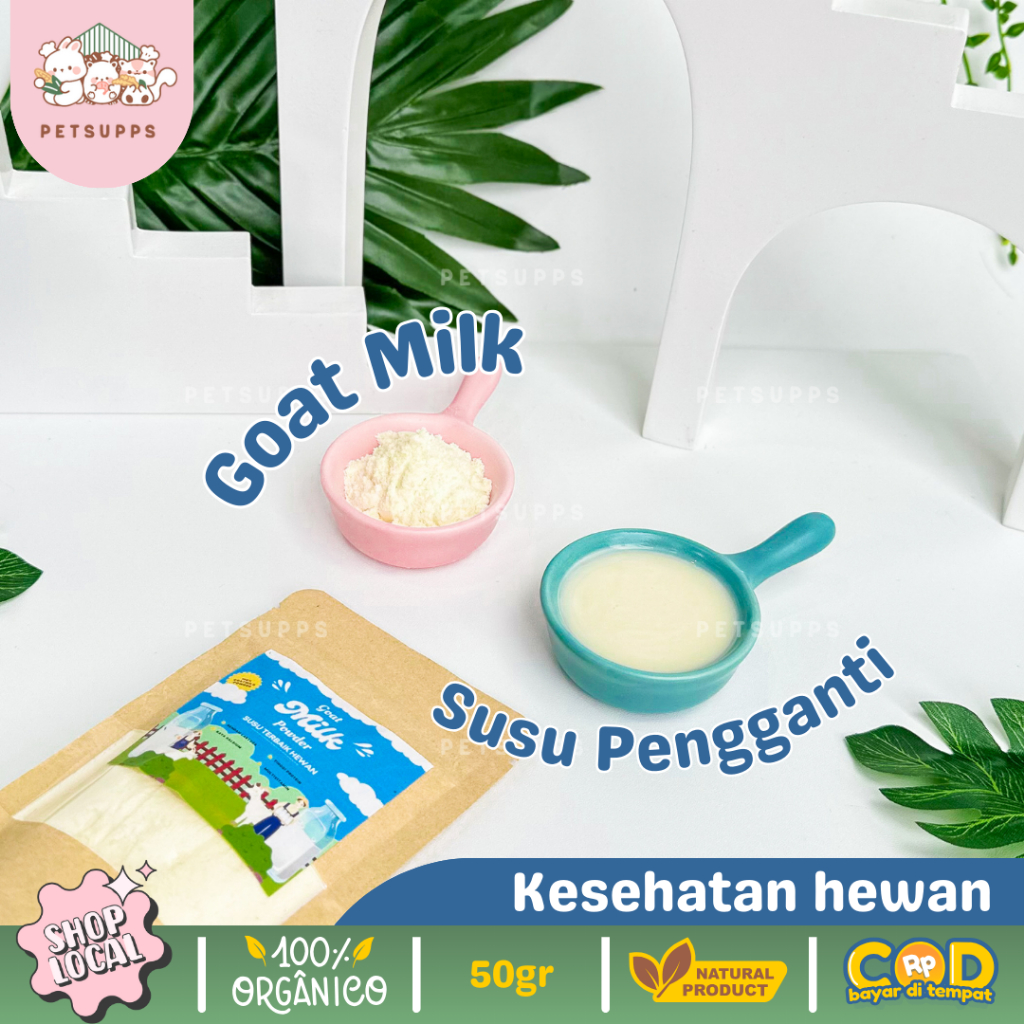 Jual Goat Milk Powder 50gr | susu hewan peliharaan | susu kambing hewan ...