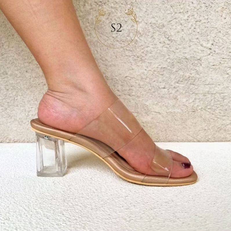 Jual Sepatu S2 - Zahra Heels Wanita Hak 7CM High Heels | Shopee Indonesia