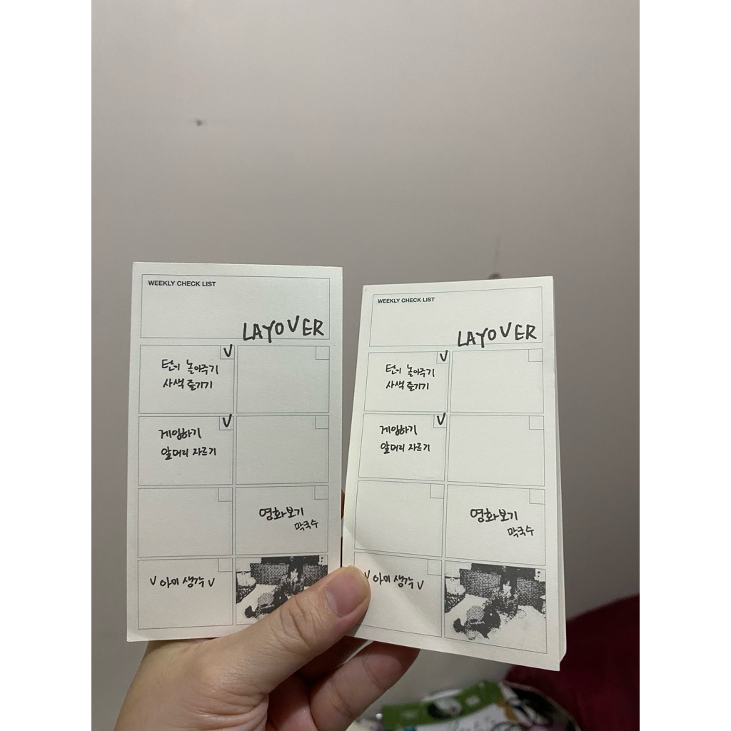 Jual BTS V/Taehyung — LAYOVER Official Notes | Shopee Indonesia
