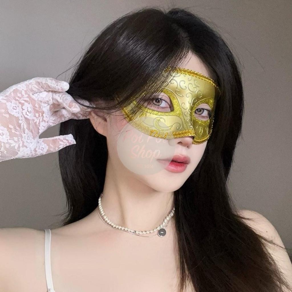 Jual Topeng Pesta Simple Lace Motif Kostum Halloween Cosplay Mask ...