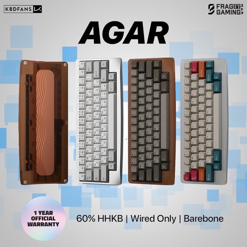 Jual KBDFans AGAR 60% HHKB Layout Mechanical Keyboard | Shopee Indonesia
