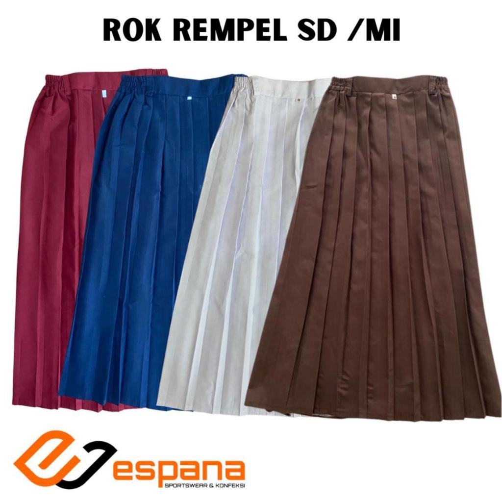 Jual Rok Seragam SD dan MI model Rok Rempel usia 7 - 14 tahun | Shopee ...