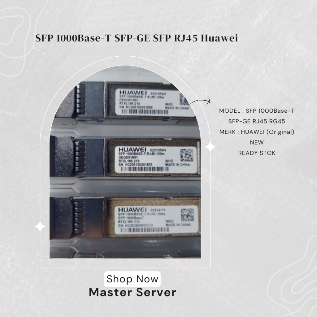 Jual SFP 1000Base-T SFP-GE SFP RJ45 Huawei | Shopee Indonesia