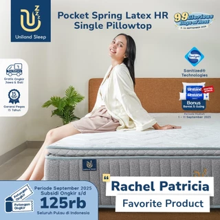 Uniland Sleep Kasur Pocket Spring Latex HR Single Pillowtop 30cm