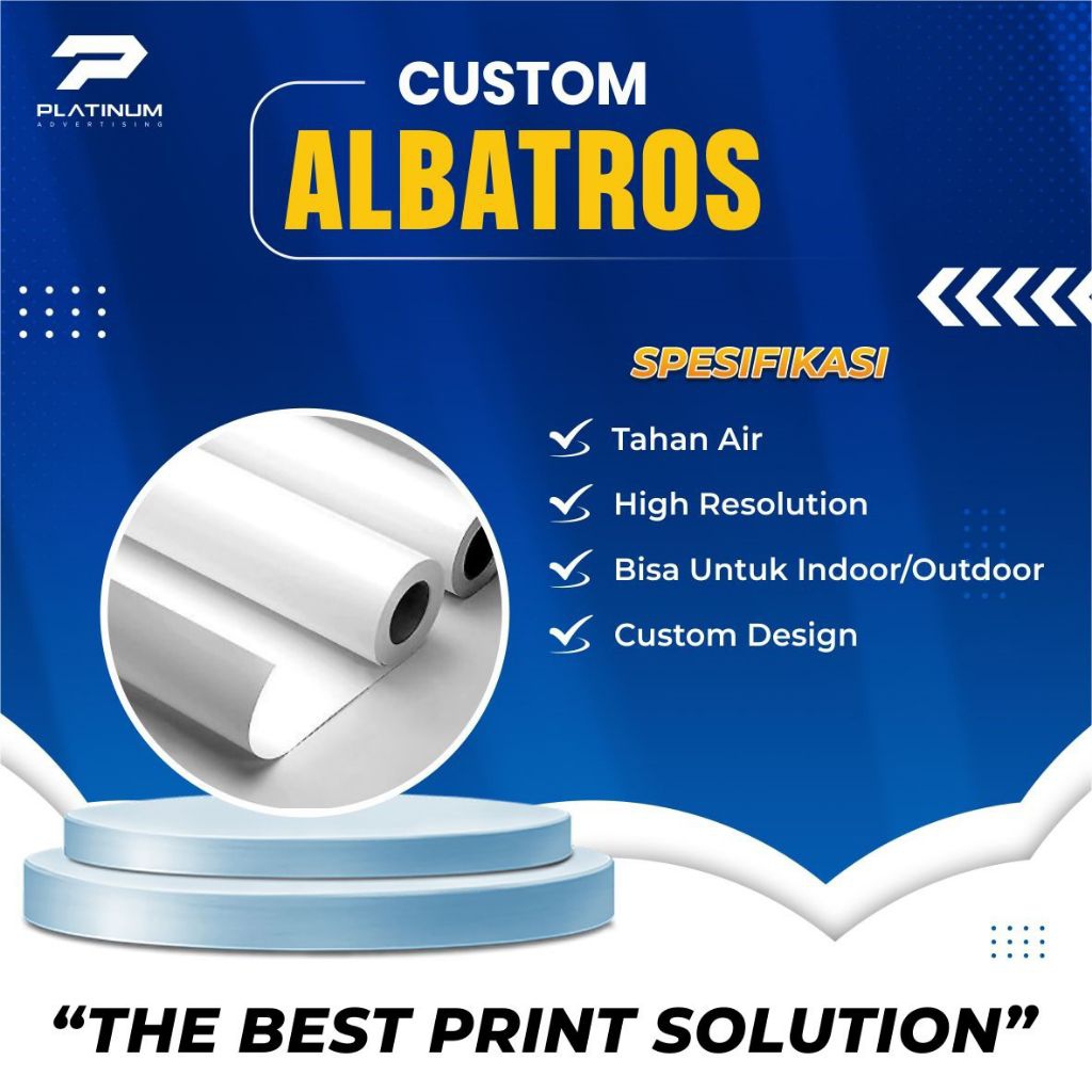 Jual CETAK ALBATROS | ALBATROS CUSTOM | BAHAN ALBATROS | FREE DESAIN ...