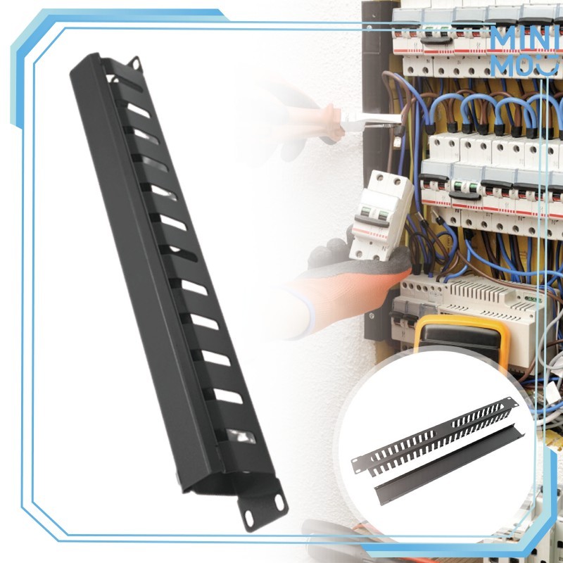 Jual Kabel Organizer Metal 1U 19 Inch - Wire Management System untuk ...
