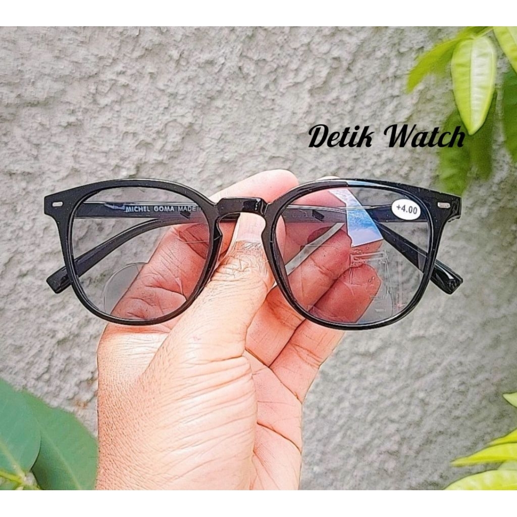 Jual Kacamata Baca Double Lensa Gray Gagang Sudah Pakai Per Kacamata ...