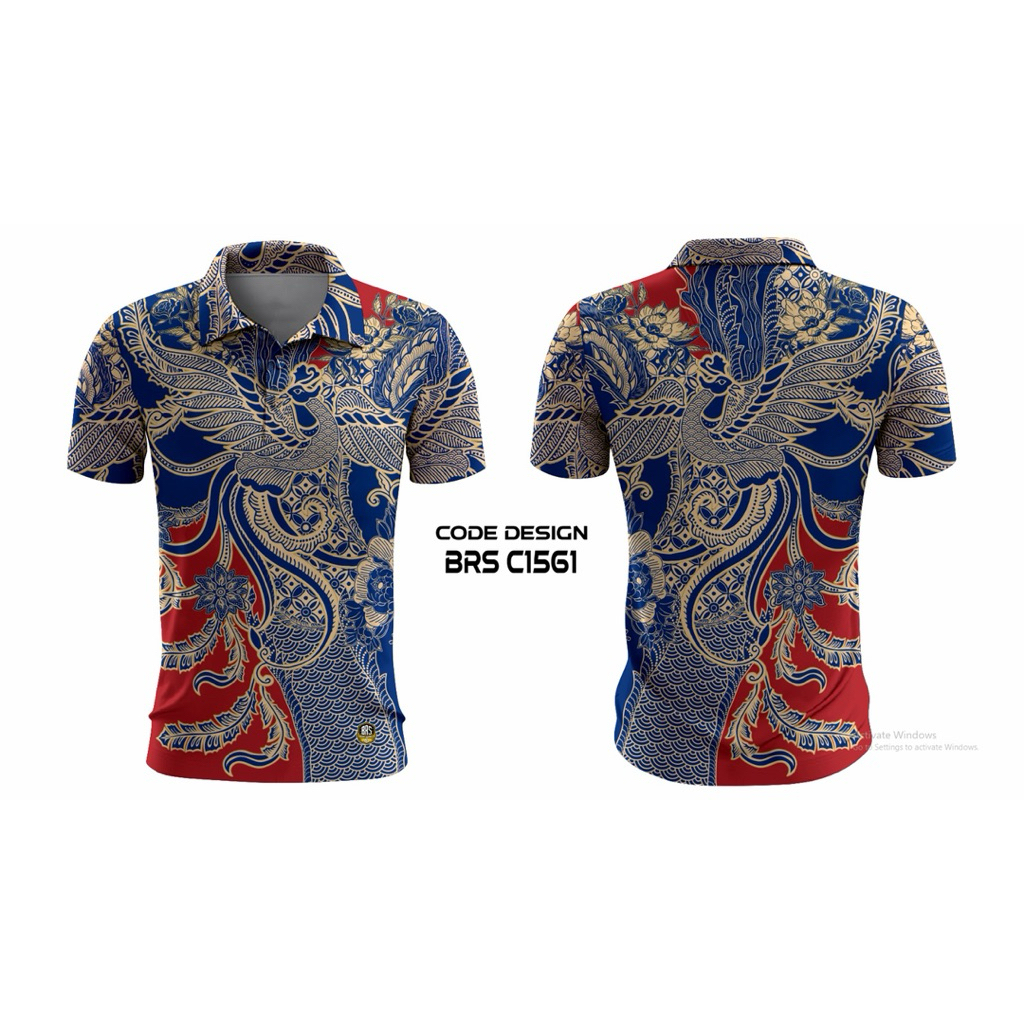 Jual KAOS POLO BATIK JERSEY PREMIUM FULL PRINTING FREE CUSTOM | Shopee ...
