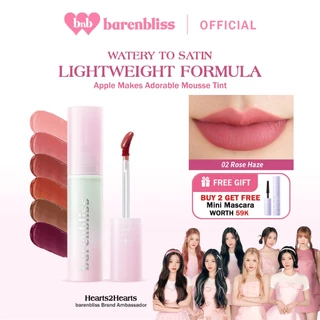 [MUST HAVE] BNB barenbliss Apple Makes Adorable Mousse Tint   Lip Mousse Tint Transferproof Anti Kering Tahan 12 Jam  Mousse Tint Melembapkan  Transferproof  Hasil Satin 12 Jam